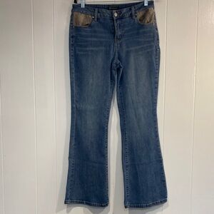 Versona Jeans | Bootcut Flare | Snake Pocket Detail Stretch Denim | Size 8